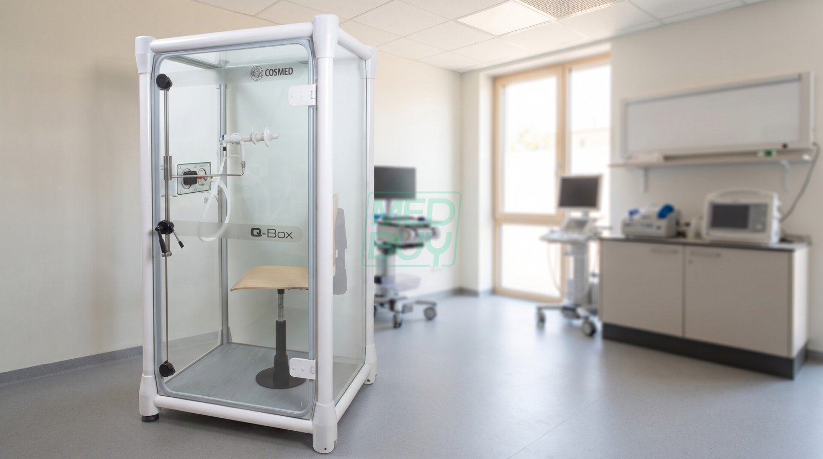 Бодиплетизмограф Cosmed Q-box в кабинете функциональной диагностики