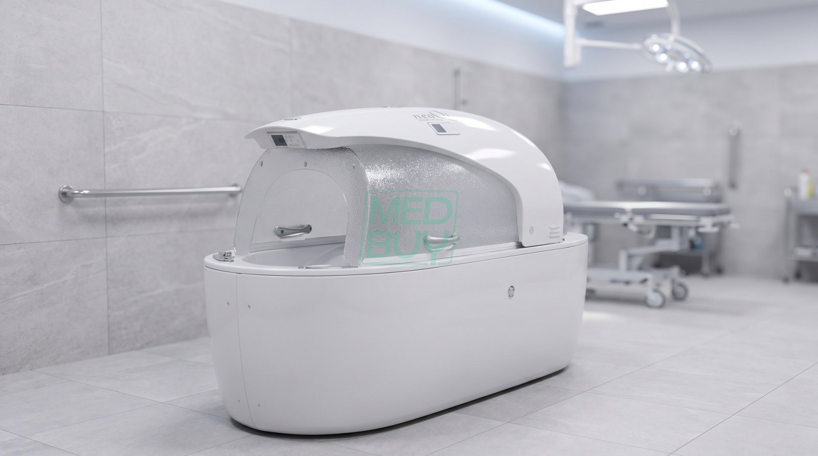 СПА-капсула NeoQi Harmony Mediq в отделении гидротерапии реабилитационного центра