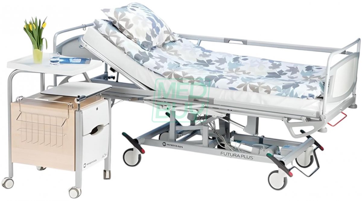 Больничная функциональная кровать Futura Plus hydraulic Merivaara _2