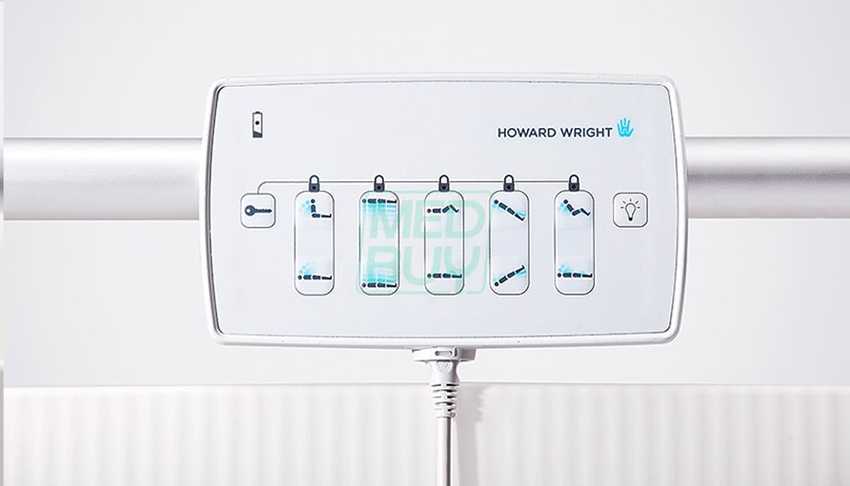 Кровать для интенсивной терапии и реанимации М8 Intensive Care Bed Howard Wright (горизонтальные боковые ограждения) _2