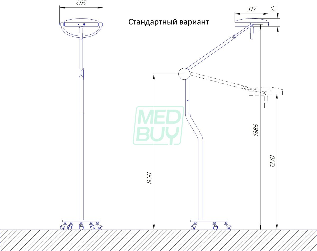 Светильник операционный FotonFly 5M Light — фото 3