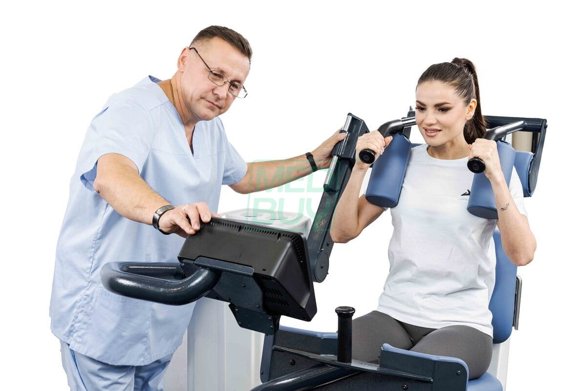Тренажер с БОС для пояснично-грудного сгибания-разгибания Ormed Strong Back Т010 _3