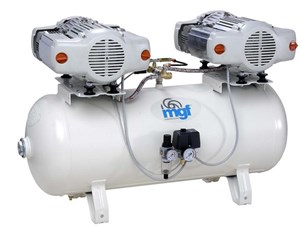 Безмасляный компрессор без осушителя 100/30 TANDEM PRIME S MGF _1