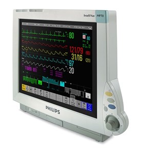 Прикроватный монитор пациента IntelliVue MP60 Philips _1