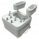 Вихрeвaя 4-камерная вaннa для ног и рук Aquapedis II MUD Medexim _0