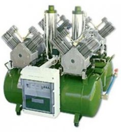 Стоматологический компрессор (безмасляный) EKOM DUPLEX DK50 4X2V