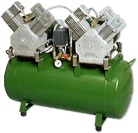 Стоматологический компрессор DK-50 2x2V/110 EKOM